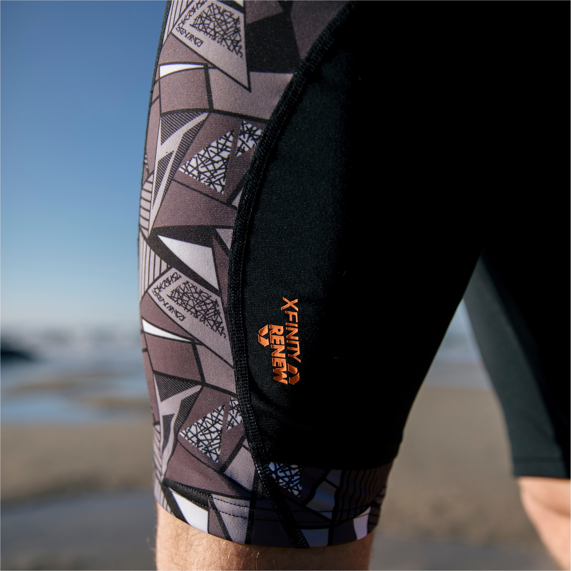 Zone3 Männer OWS Renew Swim Jammers SW23MOWSJ122 - Black / Grau